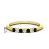 Load image into Gallery viewer, 0.25-carat-round-black-diamond-7-stone-wedding-band-in-yellow-gold-FD8008B7GBLACK-0.25CT-NL-YG-HW