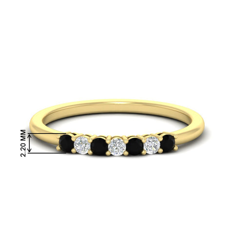 0.25-carat-round-black-diamond-7-stone-wedding-band-in-yellow-gold-FD8008B7GBLACK-0.25CT-NL-YG-HW