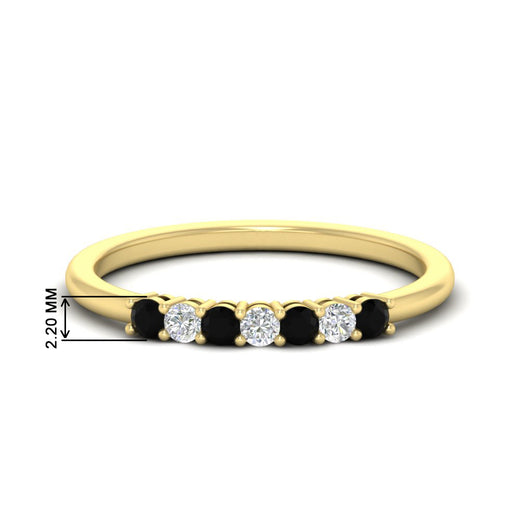 0.25-carat-round-black-diamond-7-stone-wedding-band-in-yellow-gold-FD8008B7GBLACK-0.25CT-NL-YG-HW