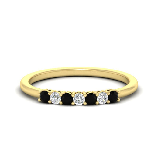 0.25-carat-round-black-diamond-7-stone-wedding-band-in-yellow-gold-FD8008B7GBLACK-0.25CT-NL-YG