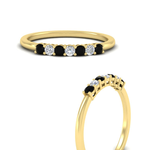 0.25-carat-round-black-diamond-7-stone-wedding-band-in-yellow-gold-FD8008B7GBLACKANGLE3-0.25CT-NL-YG