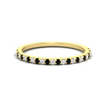 Load image into Gallery viewer, 0.25-carat-round-black-diamond-wedding-ring-in-yellow-gold-FD8370GBLACK-0.25CT-NL-YG.jpg
