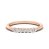 Load image into Gallery viewer, 0.25-carat-round-diamond-7-stone-wedding-band-in-rose-gold-FD8008B7-0.25CT-NL-RG