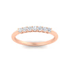 Load image into Gallery viewer, 0.25-carat-round-diamond-7-stone-wedding-band-in-rose-gold-FD8008B7ANGLE5-0.25CT-NL-RG