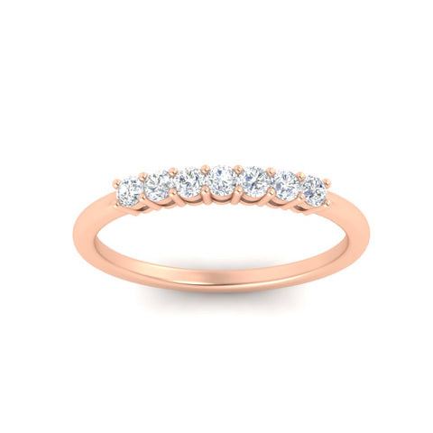 0.25-carat-round-diamond-7-stone-wedding-band-in-rose-gold-FD8008B7ANGLE5-0.25CT-NL-RG