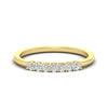 Load image into Gallery viewer, 0.25-carat-round-diamond-7-stone-wedding-band-in-yellow-gold-FD8008B7-0.25CT-NL-YG