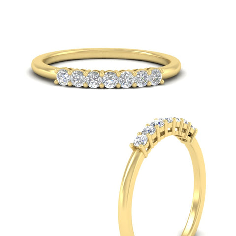 0.25-carat-round-diamond-7-stone-wedding-band-in-yellow-gold-FD8008B7ANGLE3-0.25CT-NL-YG