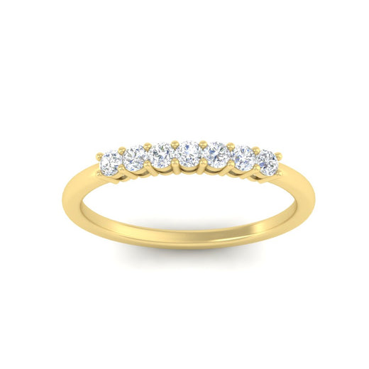 0.25-carat-round-diamond-7-stone-wedding-band-in-yellow-gold-FD8008B7ANGLE5-0.25CT-NL-YG