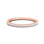Load image into Gallery viewer, 0.25-carat-round-diamond-wedding-ring-in-rose-gold-FD8370-0.25CT-NL-RG.jpg
