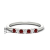 Load image into Gallery viewer, 0.25-carat-round-ruby-7-stone-wedding-band-in-white-gold-FD8008B7GRUDR-0.25CT-NL-WG-HW