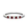 Load image into Gallery viewer, 0.25-carat-round-ruby-7-stone-wedding-band-in-white-gold-FD8008B7GRUDR-0.25CT-NL-WG