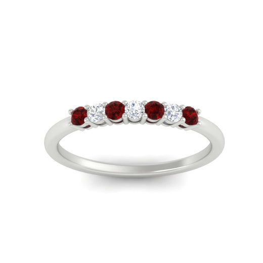 0.25-carat-round-ruby-7-stone-wedding-band-in-white-gold-FD8008B7GRUDRANGLE5-0.25CT-NL-WG