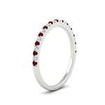 Load image into Gallery viewer, 0.25-carat-round-ruby-wedding-ring-in-white-gold-FD8370GRUDRANGLE2-0.25CT-NL-WG.jpg

