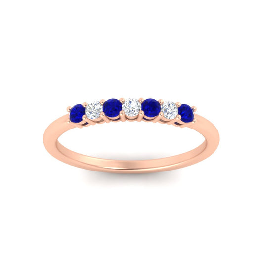 0.25-carat-round-sapphire-7-stone-wedding-band-in-rose-gold-FD8008B7GSABLANGLE5-0.25CT-NL-RG