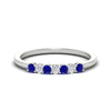 Load image into Gallery viewer, 0.25-carat-round-sapphire-7-stone-wedding-band-in-white-gold-FD8008B7GSABL-0.25CT-NL-WG