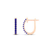 Load image into Gallery viewer, 0.25-carat-sapphire-huggie-hoop-earrings-in-rose-gold-FDEAR11260GSABLANGLE2-0.25-NL-RG
