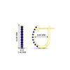 Load image into Gallery viewer, 0.25-carat-sapphire-huggie-hoop-earrings-in-yellow-gold-FDEAR11260GSABLANGLE2-0.25-NL-YG
