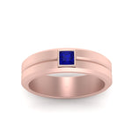 Load image into Gallery viewer, Mens Princess Cut Solitaire Wedding Ring
