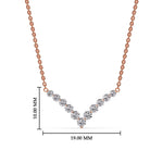 Load image into Gallery viewer, 0.25-carat-v-affordable-diamond-necklace-in-FDNK8068ANGLE1-0.25-CT-NL-RG
