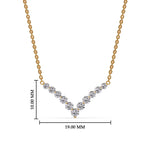 Load image into Gallery viewer, 0.25-carat-v-affordable-diamond-necklace-in-FDNK8068ANGLE1-0.25-CT-NL-YG
