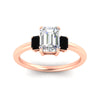 Load image into Gallery viewer, 0.25-ct-emerald-cut-three-stone-black-diamond-engagement-ring-in-rose-gold-fdenr9299emgblackangle5-0.25ct-nl-rg.jpg