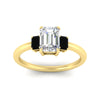 Load image into Gallery viewer, 0.25-ct-emerald-cut-three-stone-black-diamond-engagement-ring-in-yellow-gold-fdenr9299emgblackangle5-0.25ct-nl-yg.jpg