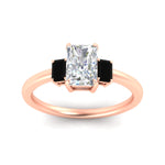Load image into Gallery viewer, 0.25-ct-radiant-cut-three-stone-black-diamond-engagement-ring-in-rose-gold-fdenr9299ragblackangle5-0.25ct-nl-rg.jpg