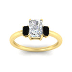Load image into Gallery viewer, 0.25-ct-radiant-cut-three-stone-black-diamond-engagement-ring-in-yellow-gold-fdenr9299ragblackangle5-0.25ct-nl-yg.jpg