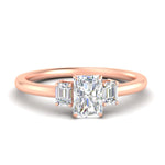 Load image into Gallery viewer, 0.25-ct-radiant-cut-three-stone-diamond-engagement-ring-in-rose-gold-fdenr9299rasleep-0.25ct-nl-rg.jpg