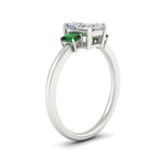 Load image into Gallery viewer, 0.25-ct-radiant-cut-three-stone-emerald-engagement-ring-in-white-gold-fdenr9299ragemgrangle2-0.25ct-nl-wg.jpg
