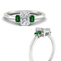 Thumbnail 42 - 0.25-ct-radiant-cut-three-stone-emerald-engagement-ring-in-white-gold-fdenr9299ragemgrangle3-0.25ct-nl-wg.jpg