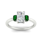 Load image into Gallery viewer, 0.25-ct-radiant-cut-three-stone-emerald-engagement-ring-in-white-gold-fdenr9299ragemgrangle5-0.25ct-nl-wg.jpg