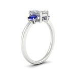 Load image into Gallery viewer, 0.25-ct-radiant-cut-three-stone-sapphire-engagement-ring-in-white-gold-fdenr9299ragsablangle2-0.25ct-nl-wg.jpg