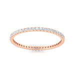 Load image into Gallery viewer, Thin Round Cut Eternity Band
