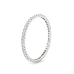 Load image into Gallery viewer, Thin Round Cut Eternity Band
