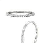 Load image into Gallery viewer, Thin Round Cut Eternity Band

