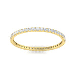 Load image into Gallery viewer, Thin Round Cut Eternity Band
