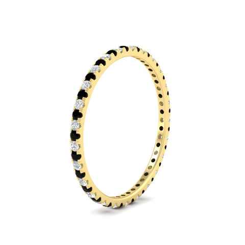 0.25-ct-round-diamond-eternity-band-with-black-diamond-in-yellow-gold-FDEWB8371GBLACKANGLE2-0.25CT-NL-YG