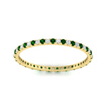 Load image into Gallery viewer, Thin Round Cut Eternity Band
