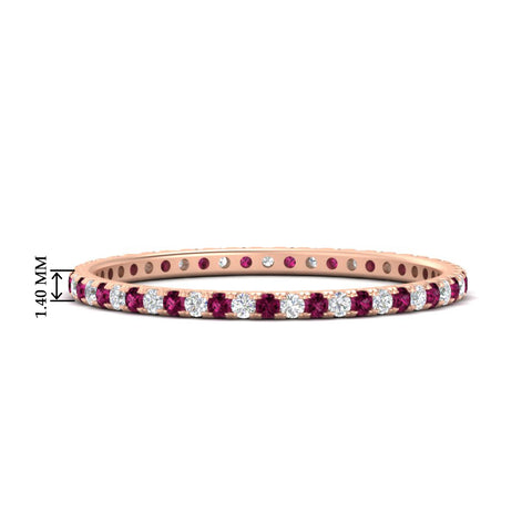 0.25-ct-round-diamond-eternity-band-with-pink-sapphire-in-rose-gold-FDEWB8371GSADRPI-0.25CT-NL-RG-HW