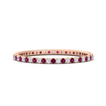 Load image into Gallery viewer, Thin Round Cut Eternity Band
