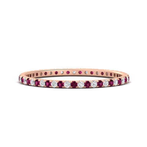 0.25-ct-round-diamond-eternity-band-with-pink-sapphire-in-rose-gold-FDEWB8371GSADRPI-0.25CT-NL-RG