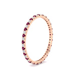 Load image into Gallery viewer, Thin Round Cut Eternity Band
