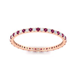 Load image into Gallery viewer, Thin Round Cut Eternity Band
