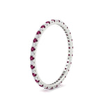Load image into Gallery viewer, Thin Round Cut Eternity Band
