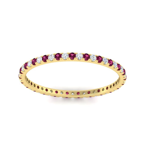 0.25-ct-round-diamond-eternity-band-with-pink-sapphire-in-yellow-gold-FDEWB8371GSADRPIANGLE5-0.25CT-NL-YG