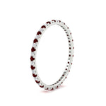 Load image into Gallery viewer, Thin Round Cut Eternity Band

