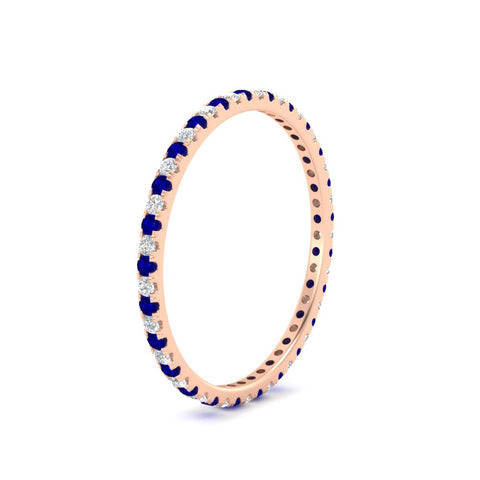 0.25-ct-round-diamond-eternity-band-with-sapphire-in-rose-gold-FDEWB8371GSABLANGLE2-0.25CT-NL-RG