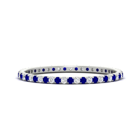 0.25-ct-round-diamond-eternity-band-with-sapphire-in-white-gold-FDEWB8371GSABL-0.25CT-NL-WG