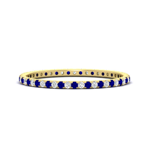 0.25-ct-round-diamond-eternity-band-with-sapphire-in-yellow-gold-FDEWB8371GSABL-0.25CT-NL-YG